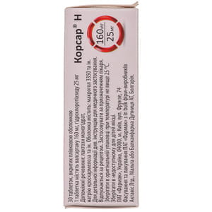 Корсар Н табл. 160мг/25мг №30