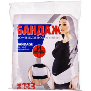 Бандаж до та післяпологовий Торос Груп 113 колір бежевий розмір 1