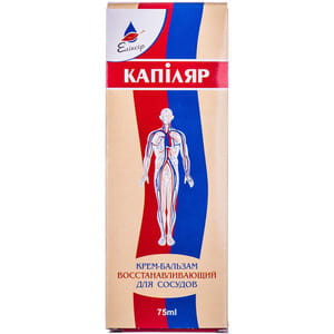 Крем-бальзам для сосудов Эликсир Капилляр восстанавливающий 75 мл