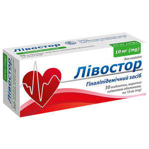 Лівостор табл. в/о 10мг №30
