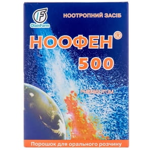 Ноофен пор. д/орал. р-ну 500мг пакет 2,5г №5