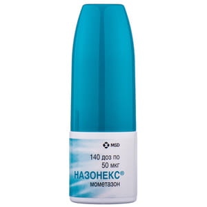 Назонекс спрей назал. дозов. 50мкг/дозу фл. 18г (140доз)