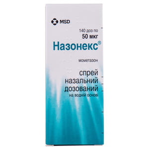 Назонекс спрей назал. дозов. 50мкг/дозу фл. 18г (140доз)
