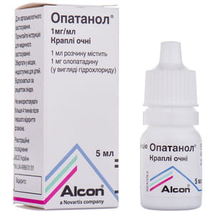 Опатанол кап. глаз. 1мг/мл фл. 5мл