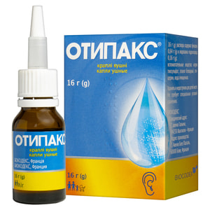 Отипакс краплі вушні фл. 16г