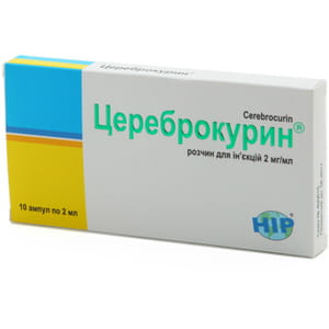 Цереброкурин р-н д/ін 2мг/мл амп. 2мл №10