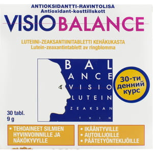 Визиобаланс таблетки при лечения и профилактики офтальмологических заболеваний упаковка 60 шт