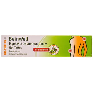 Крем для суглобів та м'язів Баінвель Живокіст Доктор Тайсс зігріваючий 50 мл