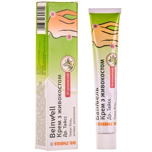 Крем для суглобів та м'язів Баінвель Живокіст Доктор Тайсс зігріваючий 50 мл