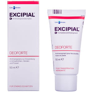 Крем для тела Эксипиал Део Форте антиперспирант для нормализации потовыделения 50 мл