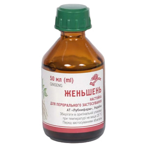Женьшеня настойка фл. 50мл