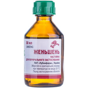 Женьшеню настоянка фл. 50 мл
