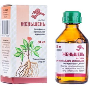 Женьшеню настоянка фл. 50 мл