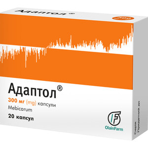 Адаптол капс. 300мг №20