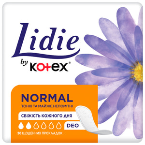 Прокладки женские ежедневные LIDIE (Лидия) Deo (Део) 50 шт