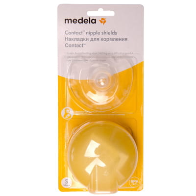 Накладки для годування MEDELA (Медела) Contact (Контакт) розмір S силіконові 2 шт