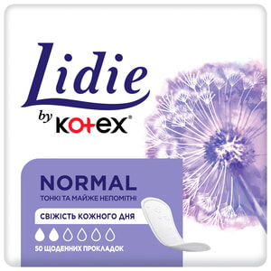 Прокладки женские ежедневные LIDIE (Лидия) Normal (Нормал) 50 шт
