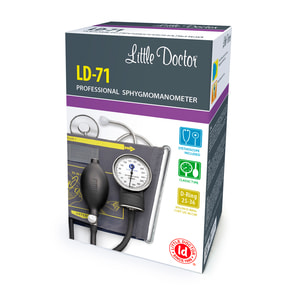 Вимірювач (тонометр) артеріального тиску LITTLE DOCTOR (Літл Доктор) модель LD-71 в комплекті з фонендоскопом