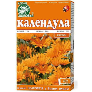 Ключі здоров'я Фіточай Календули квітки пачка 40 г