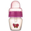 Пляшечка кругла для годування LINDO (Ліндо) артикул 100 з силіконовою соскою 40 мл