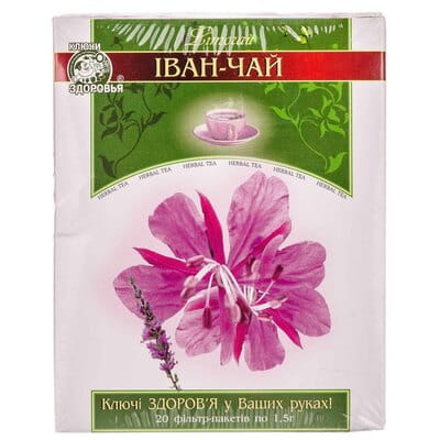 Фіточай Ключі здоров'я Іван-чай в фільтр-пакетах по 1,5 г 20 шт