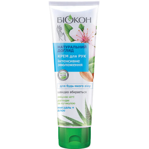 Крем для рук БІОКОН Натуральний догляд Інтенсивне зволоження 90 мл