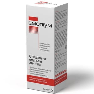 Специальная эмульсия для тела Эмолиум для чувствительной, сухой и раздраженной кожи 200 мл