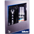 Набор GILLETTE Mach 3 (Жиллет мак 3 три) Станок + катридж 1шт + гель для бритья успокаивающий 75мл