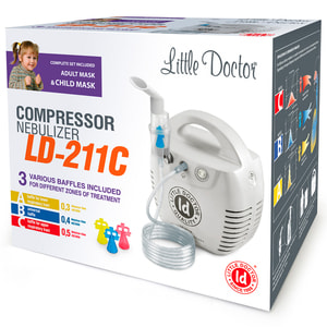 Інгалятор компресорний  LITTLE DOCTOR (Літл Доктор) модель LD-211 С білий