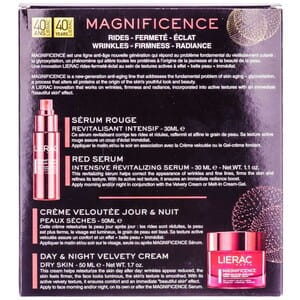 Набор LIERAC (Лиерак) Манифисанс Крем день/ночь для сухой кожи 50 мл и Манифисанс Красная Сыворотка интенсивная ревитализация 30мл