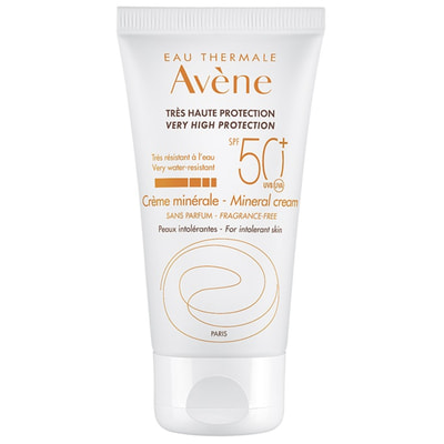Крем сонцезахисний AVENE (Авен) найвищого ступеня УФ захисту SPF50+ для сухої чутливої шкіри 50 мл