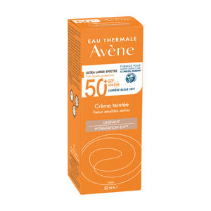 Крем солнцезащитный SPF50+ AVENE (Авен) тональный для чувствительной кожи 50 мл