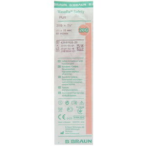 Канюля катетер внутривенный Vasofix (Вазофикс) Safety размер 20G розовый 1 шт