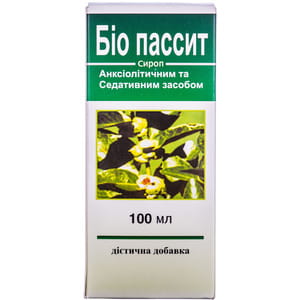 Сироп успокоительный Био Пассит флакон 100мл