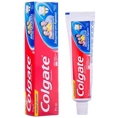 Зубна паста Colgate (Колгейт) Максимальний захист від карієсу Свіжа м'ята 50 мл