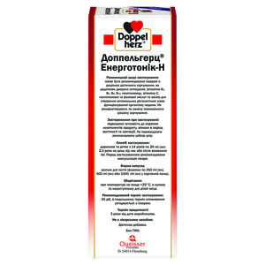 Раствор общеукрепляющего действия Доппельгерц Энерготоник Н с витамином С 500 мл