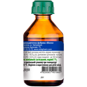 Перекись вод. р-р 3% фл. 40мл