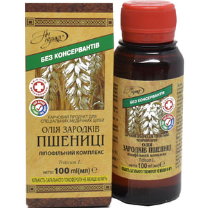 Масло зародышей пшеницы флакон 100 мл