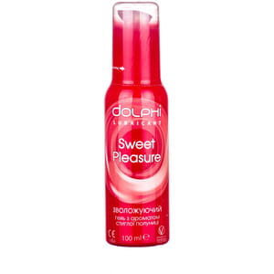 Лубрикант з ароматом полуниці DOLPHI (Долфі) Sweet Pleasure (Солодке задоволення) 100 мл