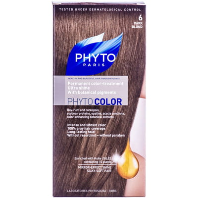 Крем-краска для волос PHYTO (Фито) Фитоколор тон 6 темно-русый