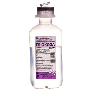 Глюкоза р-р д/инф. 5% конт. 200мл