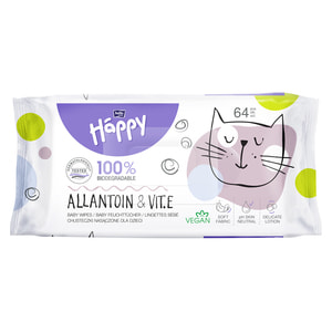 Салфетки влажные детские BELLA (Белла) Happy Baby с витамином Е и аллантоином 64 шт