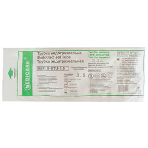 Трубка эндотрахеальная без манжеты размер 3,5 мм Medicare