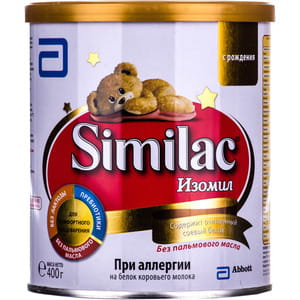 Смесь сухая детская SIMILAC (Симилак) Изомил без лактозы с 0 до 12 месяцев 400 г