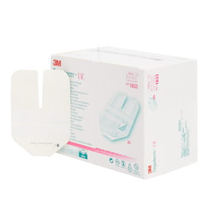 Повязка (пластырь) Tegaderm I.V (Тегадерм I.V) 1633 прозрачная пленочная с вырезом размер 7см х 8,5см 1 шт