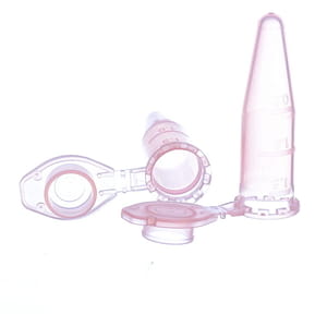 Мікропробірка Easy-Lock 1,5мл нестерильна тип Еппендорф конусна рожевого кольору 500шт