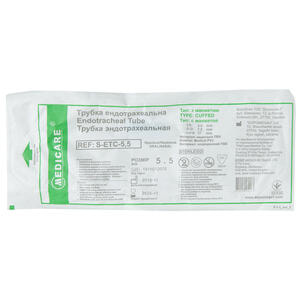 Трубка эндотрахеальная с манжетой размер 5,5 мм Medicare