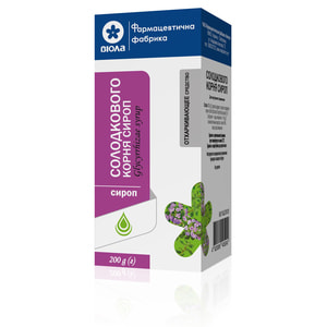 Солодки корня сироп фл. 200г