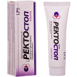 Крем косметический Ректостоп Ультра для для уменьшения дискомфорта, вызванного раздражением и зудом в области заднего прохода 50г