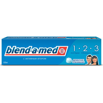 Зубная паста BLEND-A-MED (Блендамед) с эффектом деликатного отбеливания 100 мл